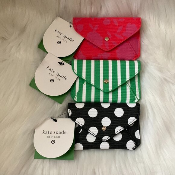 KATE SPADE X TARGET Envelope Card Cases & Lipstick Cases SET 5 PIECES - Picture 3 of 3